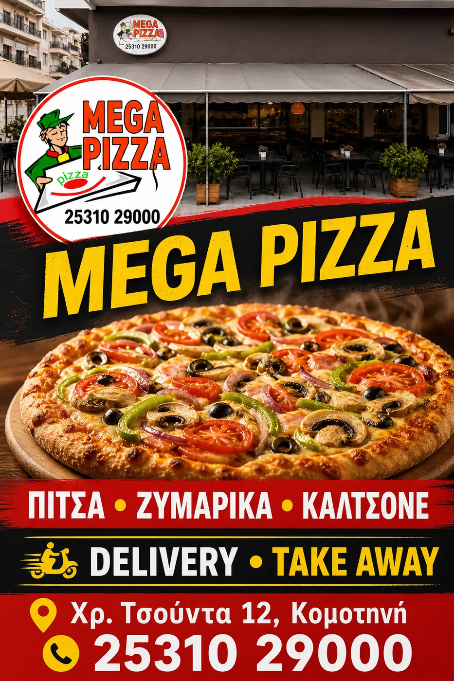 Mega pizza