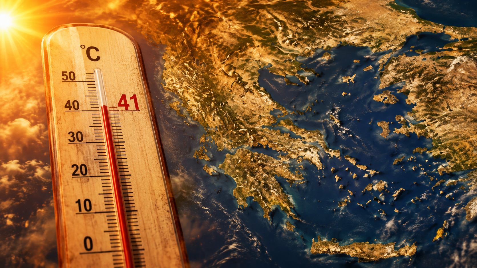 Καύσωνας διαρκείας στην Ελλάδα: Πού θα χτυπήσει 41-42°C και ποιες περιοχές θα πιεστούν περισσότερο
